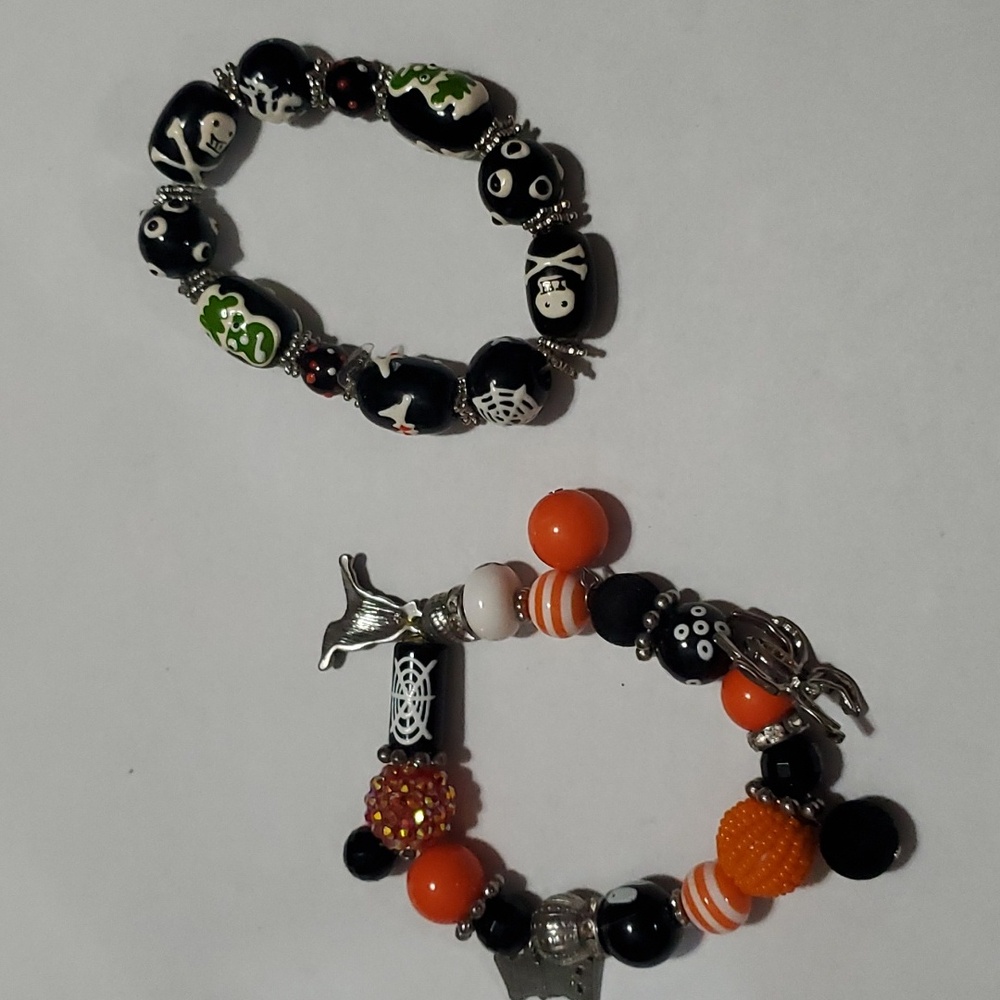 Halloween bangle bracelet set